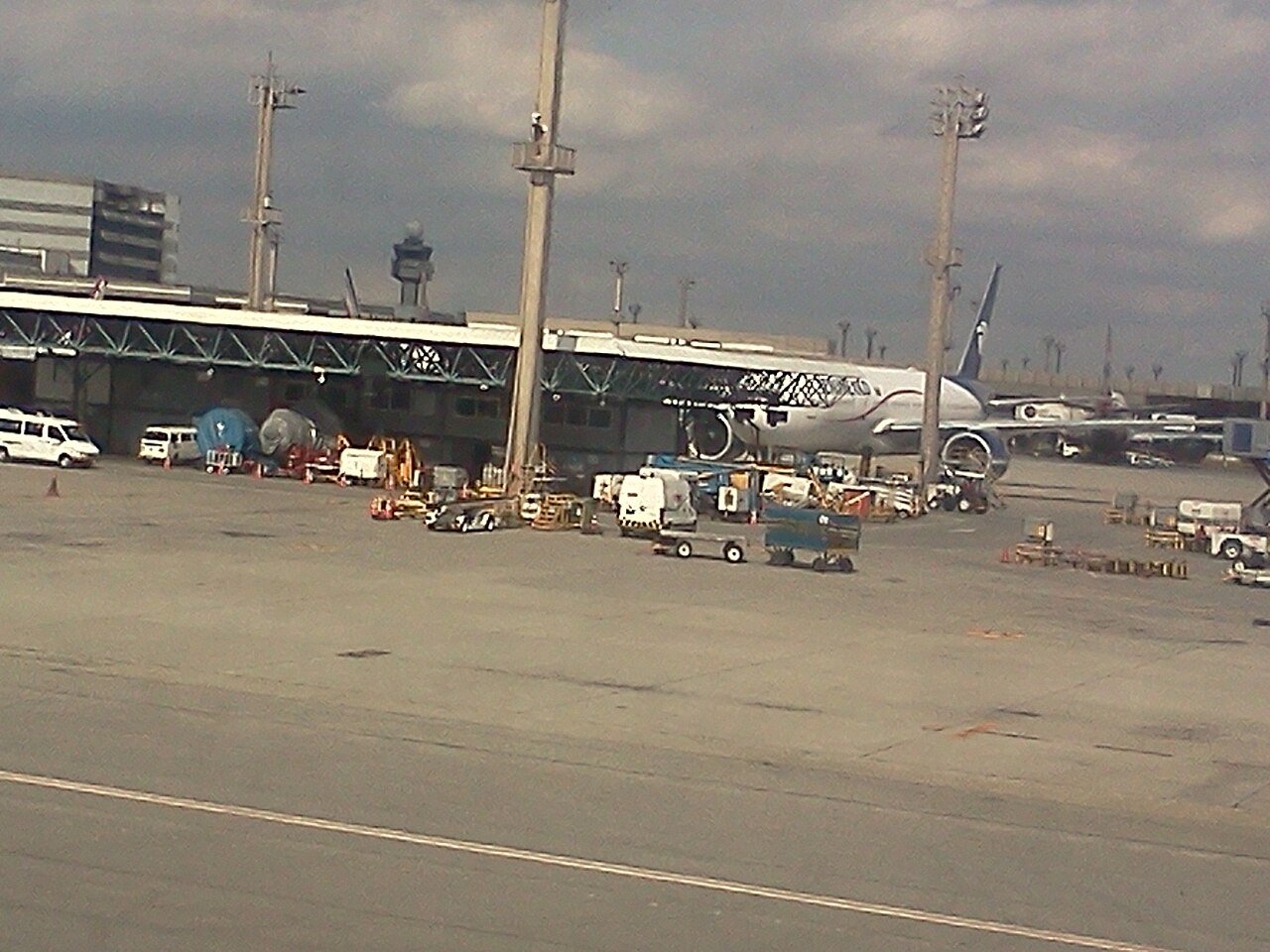 Pátio do Aeroporto Internacional de São Paulo/Guarulhos (imagem de arquivo)