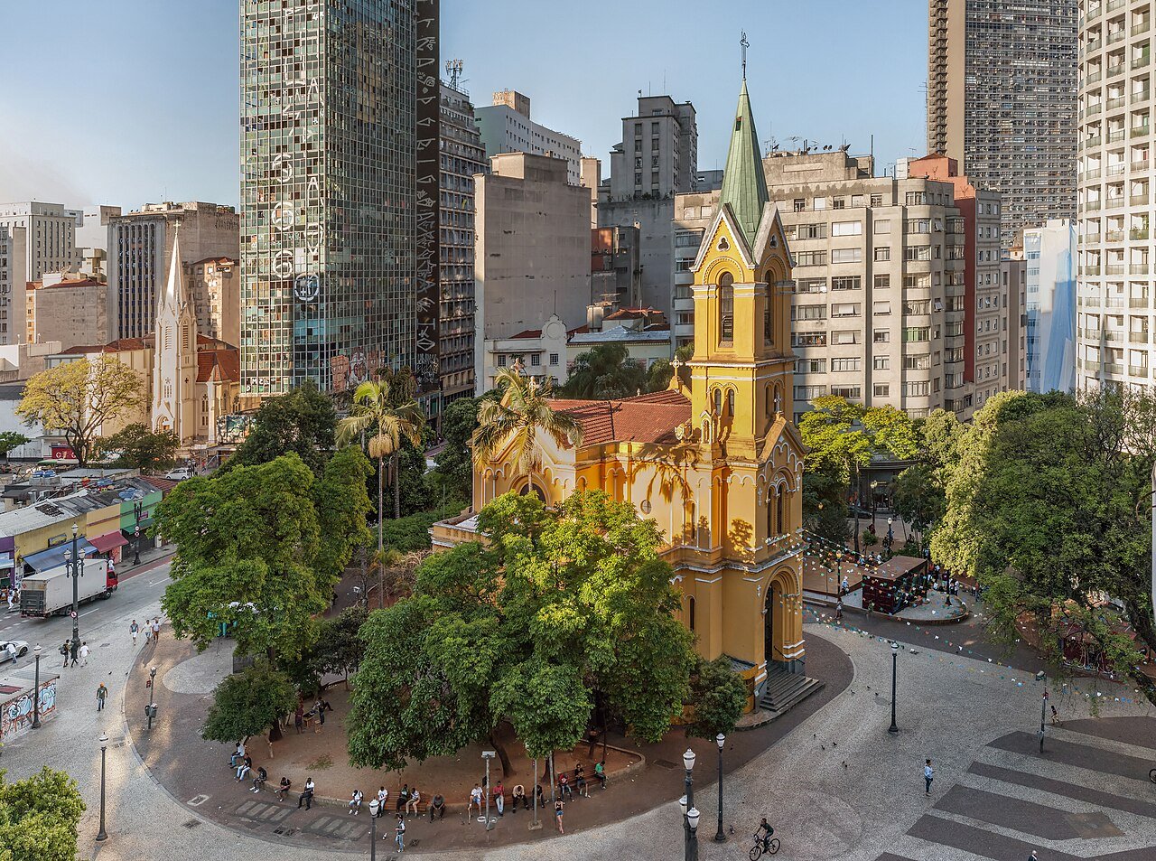 Igreja de Nossa Senhora do Rosário dos Homens Pretos, no Largo do Paissandu