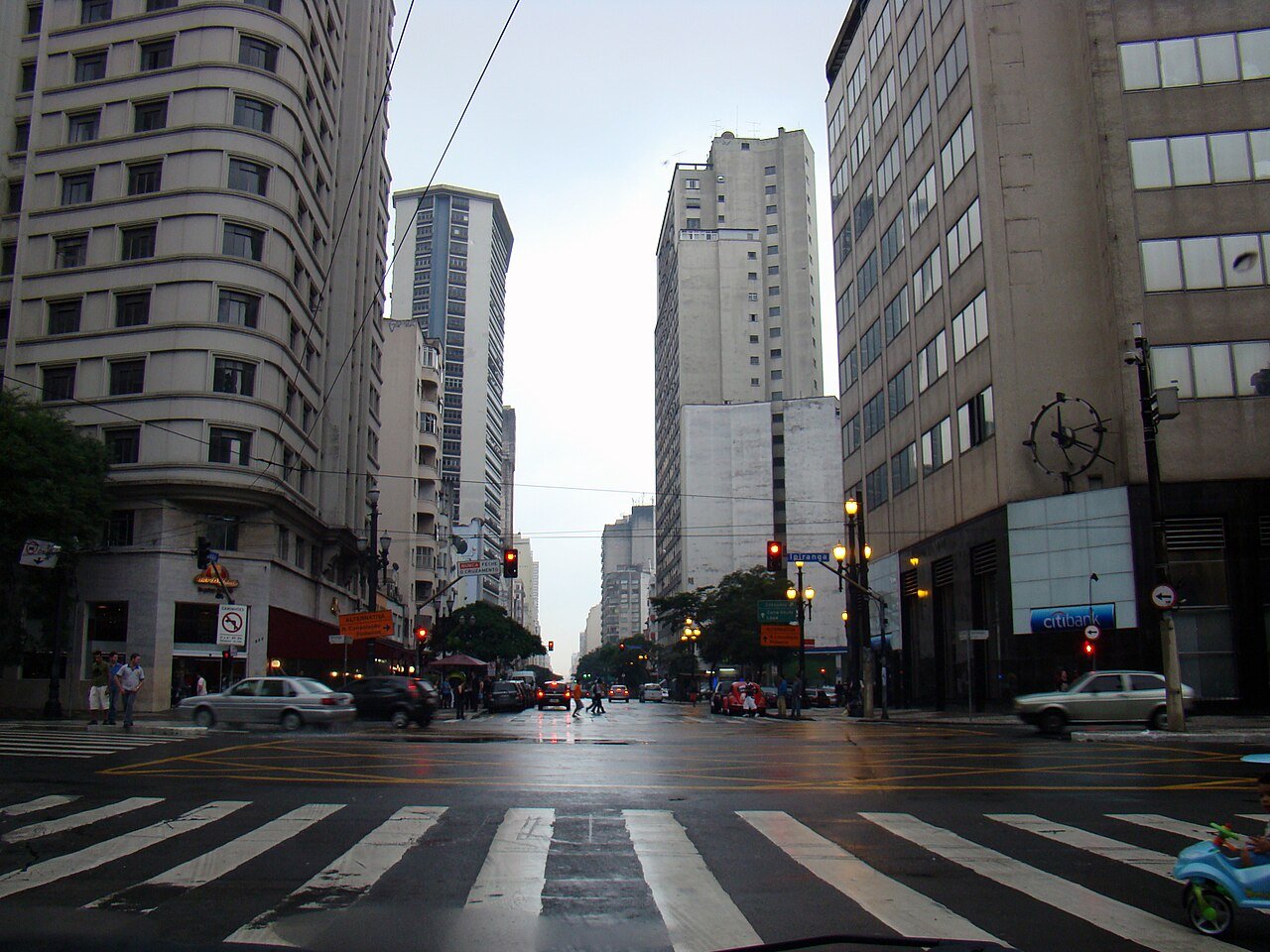 Cruzamento das avenidas Ipiranga e São João, no Centro de São Paulo (imagem de arquivo)