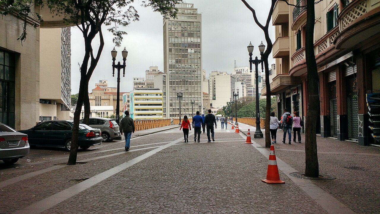 Entrada do Viaduto Santa Ifigênia pelo Largo São Bento (imagem de arquivo)