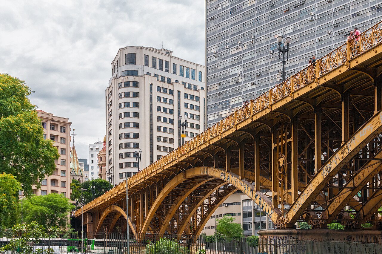 Viaduto Santa Ifigênia, no Centro Histórico de São Paulo (imagem de arquivo)