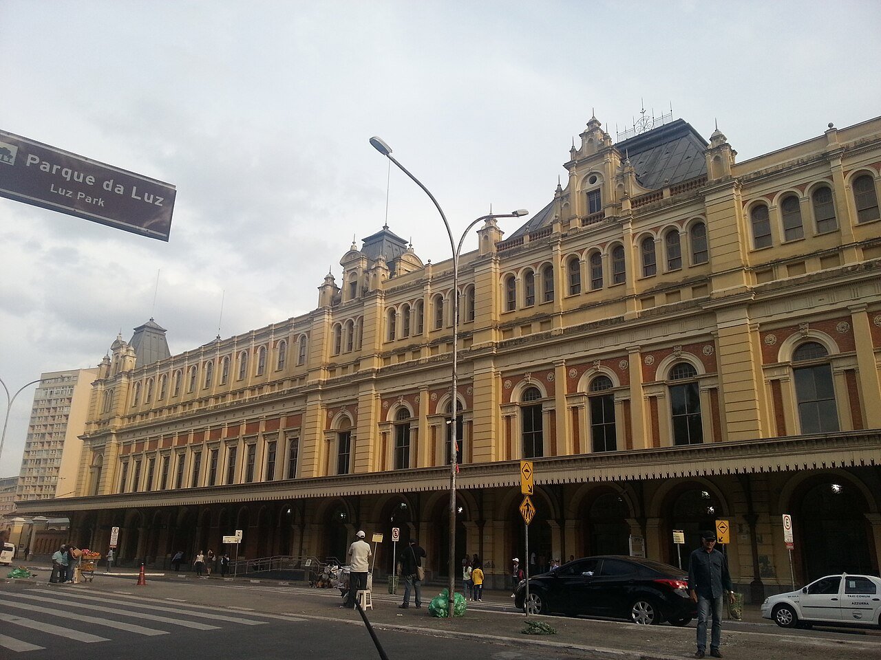 Fachada da Estação da Luz, em São Paulo