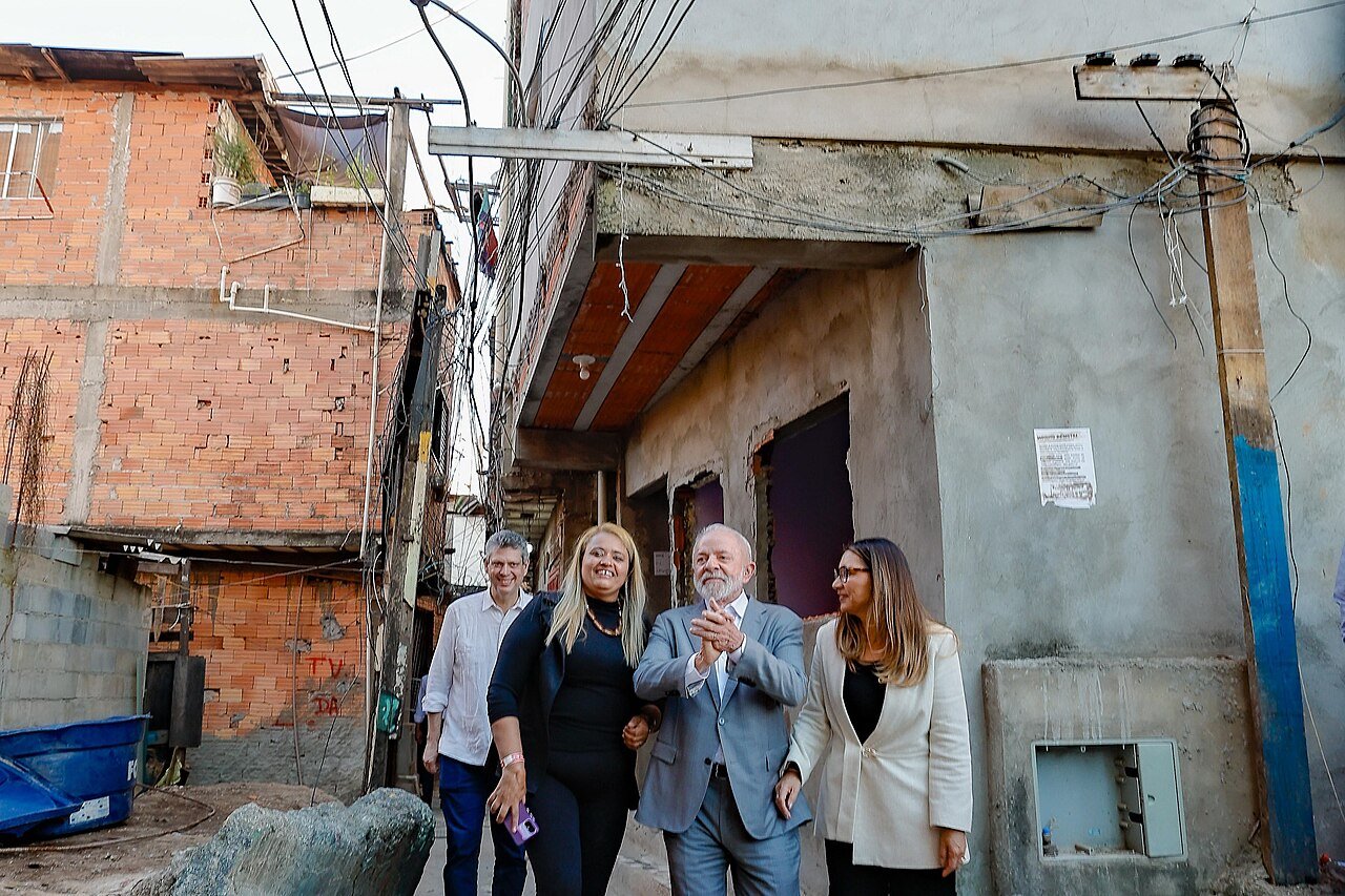 Favela do Moinho, no centro de São Paulo, em junho de 2025