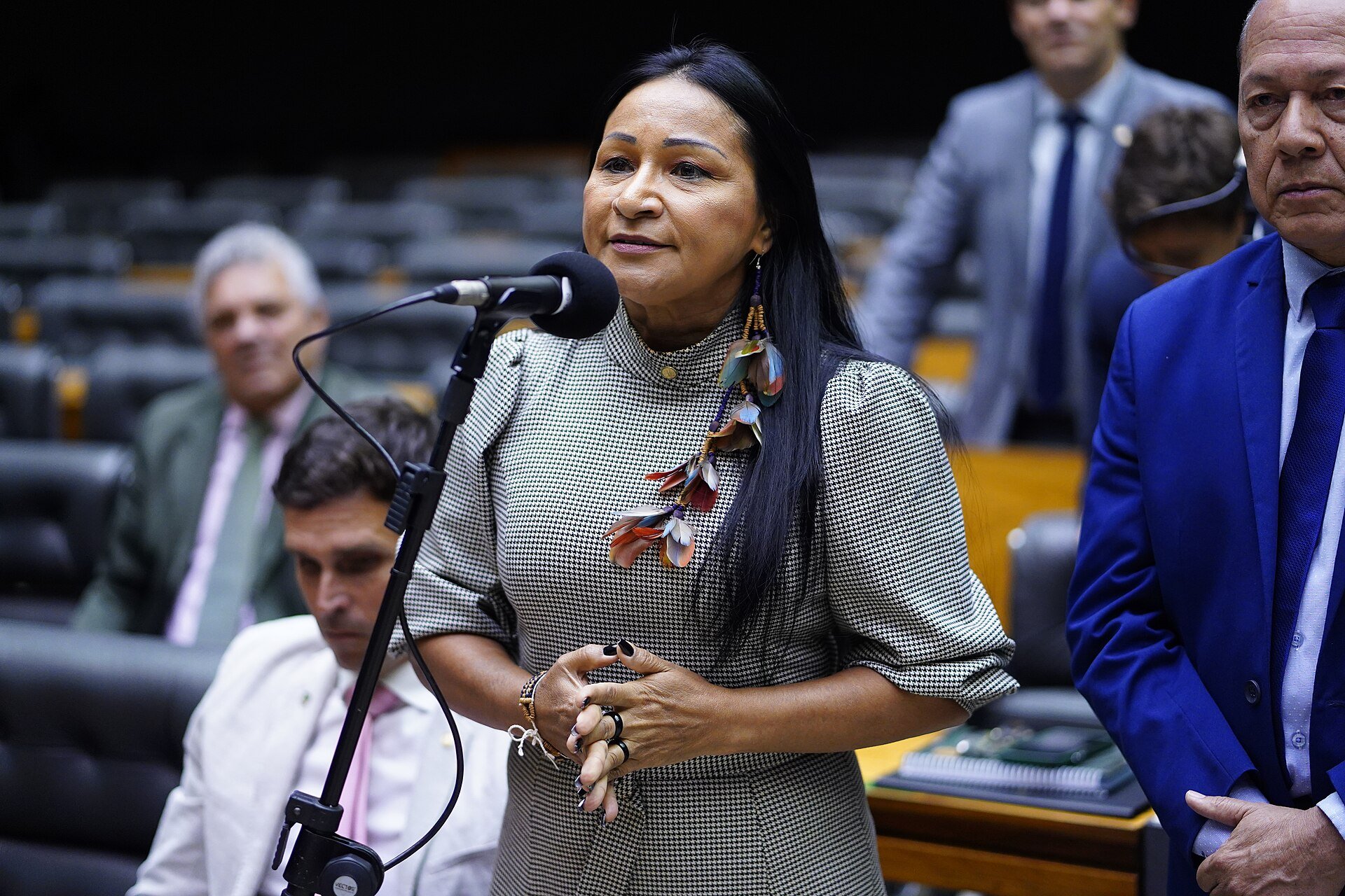Plenário da Câmara dos Deputados durante sessão deliberativa