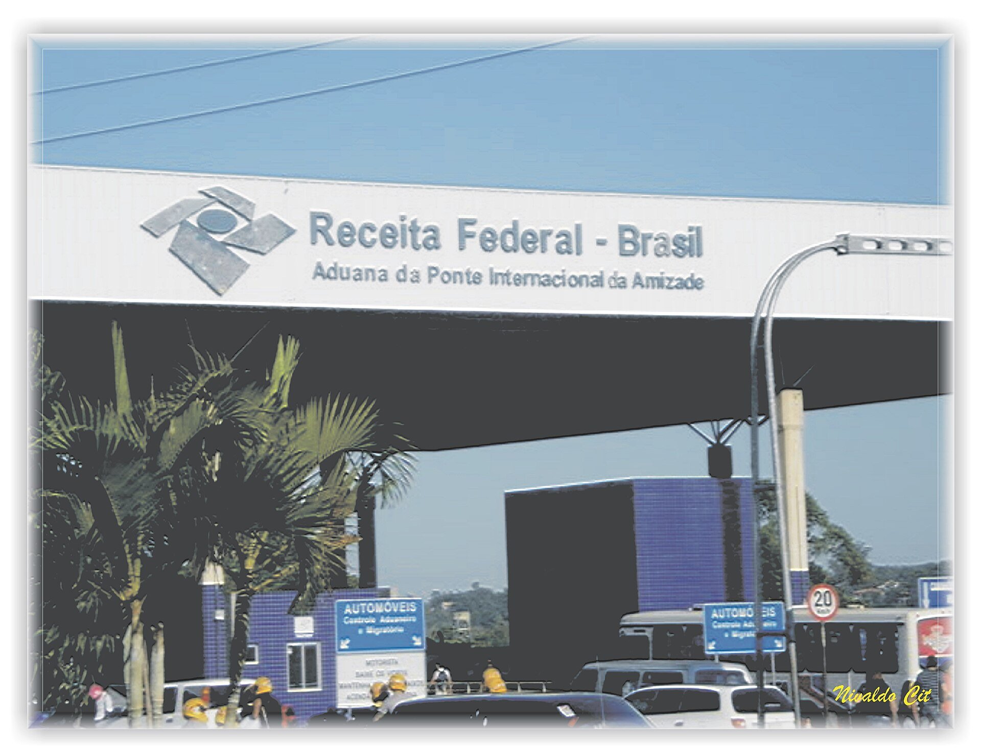 Posto da Receita Federal em Foz do Iguaçu, no Paraná